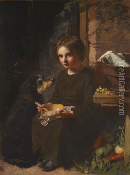 Early Breakfast Oil Painting - James Sant