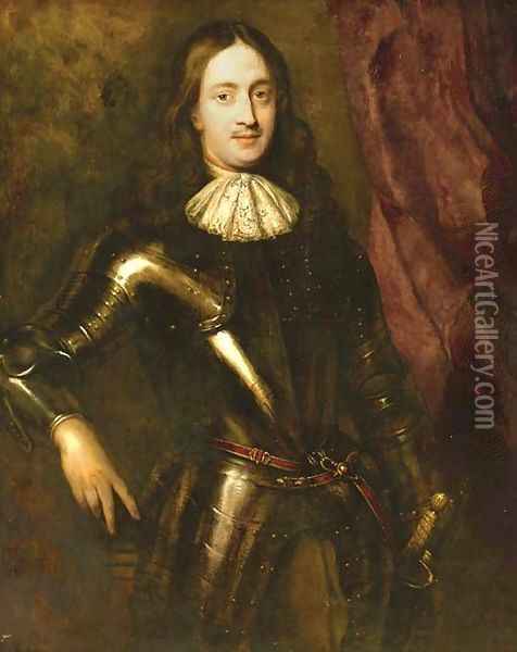 Portrait of a gentleman Oil Painting - Jan de Baen