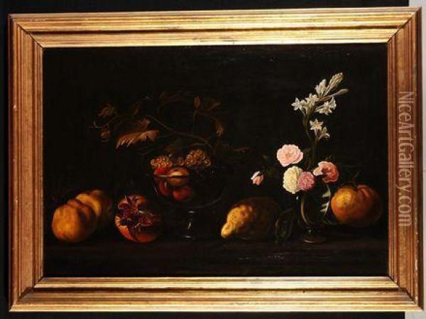 Natura Morta Oil Painting - Michelangelo Merisi Da Caravaggio
