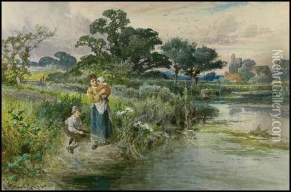 The Young Fisherman Oil Painting - John Horace Hooper