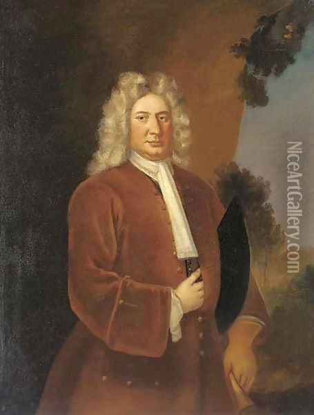 Portrait of Thomas Coster, M.P. for Bristol (c.1732) Oil Painting - Arthur Pond