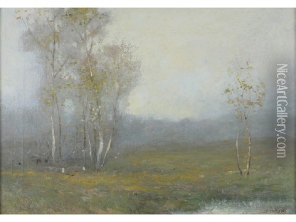 Autumn Mist Oil Painting - John Francis Murphy