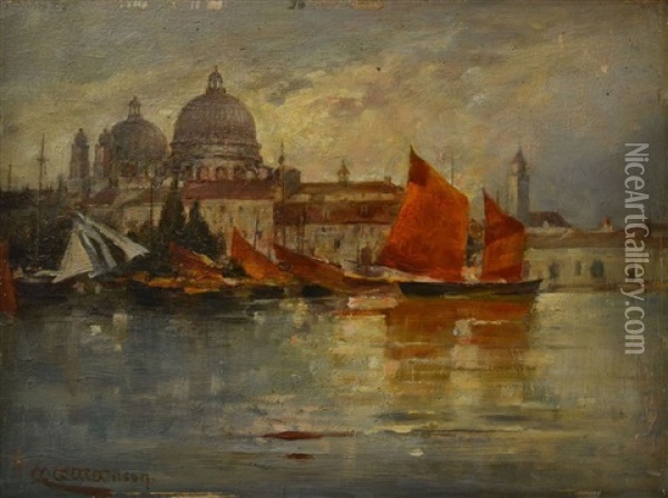 Venetian Scene Oil Painting - Mary Georgina Wade Wilson