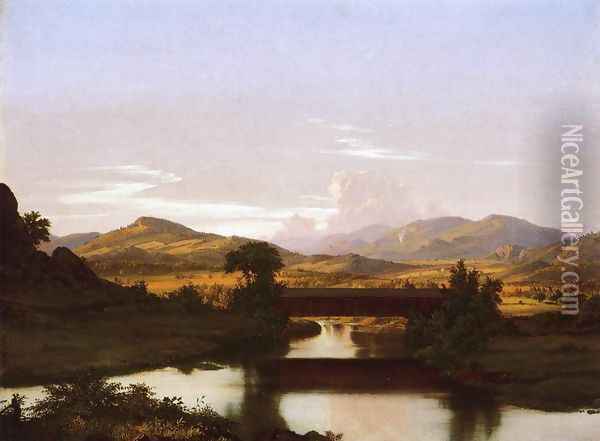 On Otter Creek Oil Painting - Frederic Edwin Church