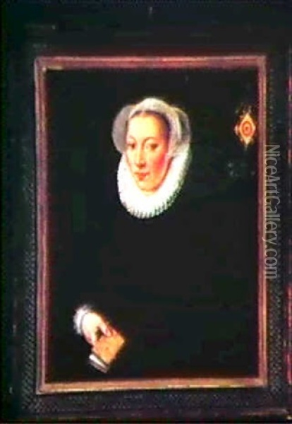 Portrait Of A Lady, Aged 39 Oil Painting - Gortzius Geldorp