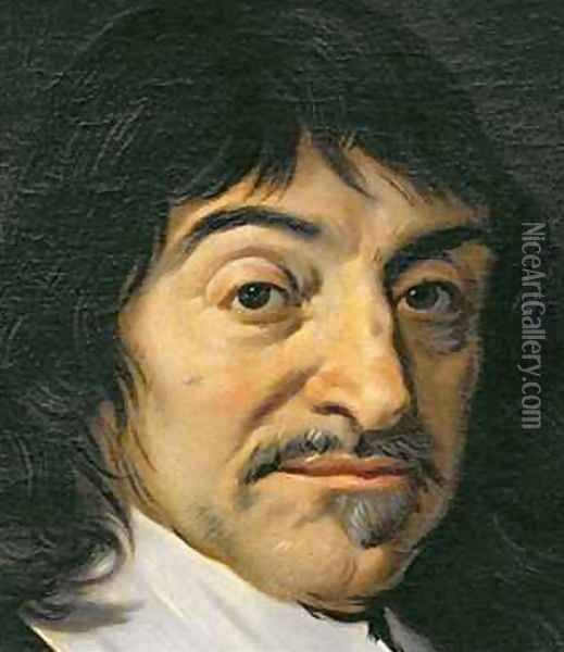 Portrait of Rene Descartes 1596-1650 3 Oil Painting - Frans Hals