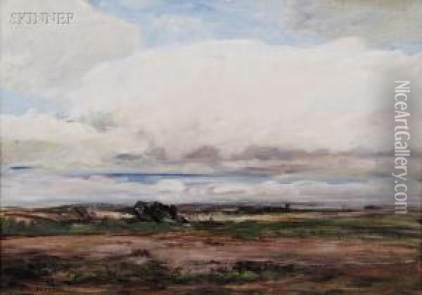 Arizona Landscape Oil Painting - Lewis Henry Meakin