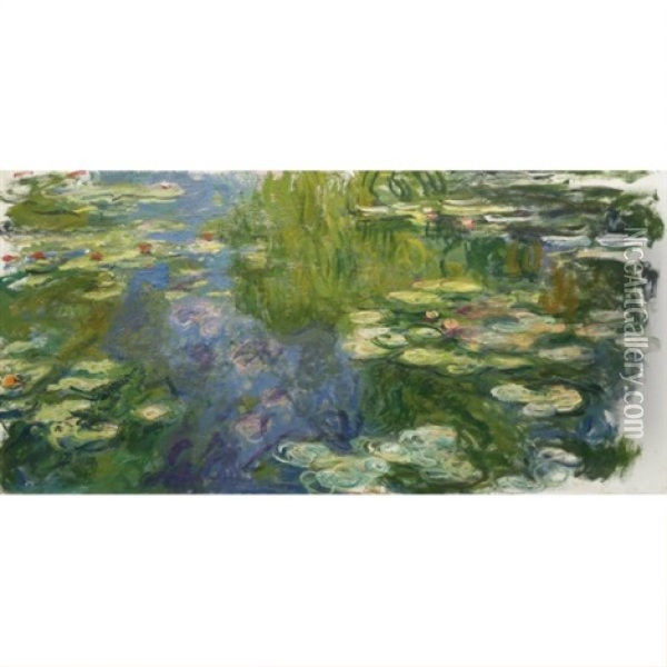 Le Bassin Aux Nympheas Oil Painting - Claude Monet
