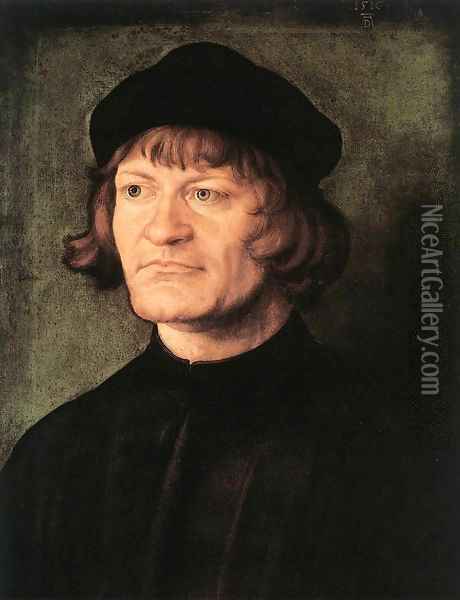 Portrait of a Cleric 2 Oil Painting - Albrecht Durer