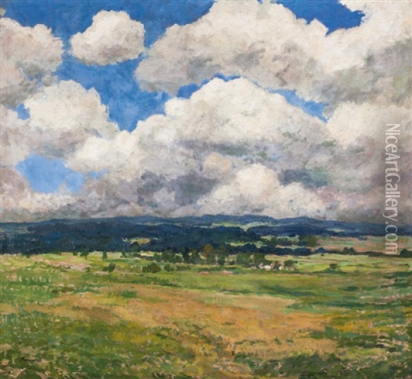 Velka Oblaka Oil Painting - Gustav Macoun