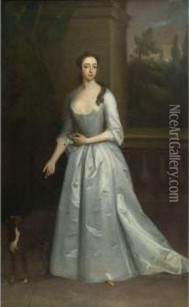 Lady Henrietta Spencer Oil Painting - Enoch Seeman