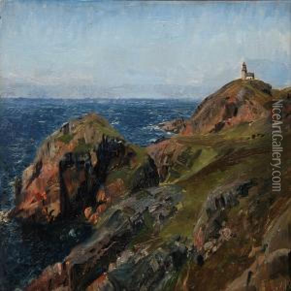 Coastal Scene Oil Painting - Tom Petersen
