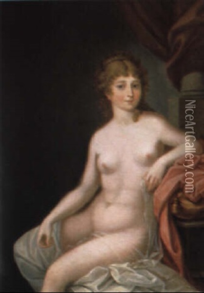 Weiblicher Akt Oil Painting - Pierre-Paul Prud'hon