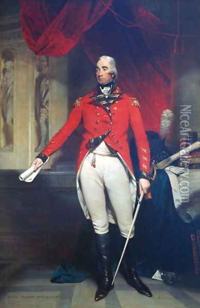 Francis Rawdon Hastings 1754-1862 2nd Earl of Moira, c.1804 Oil Painting - Sir Martin Archer Shee