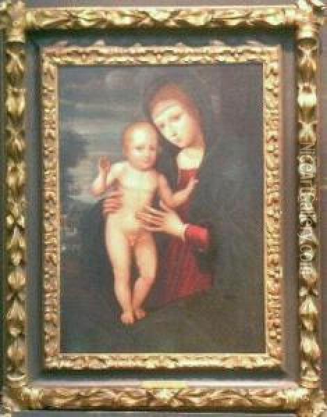 Madonna And Child Oil Painting - Francesco Francia