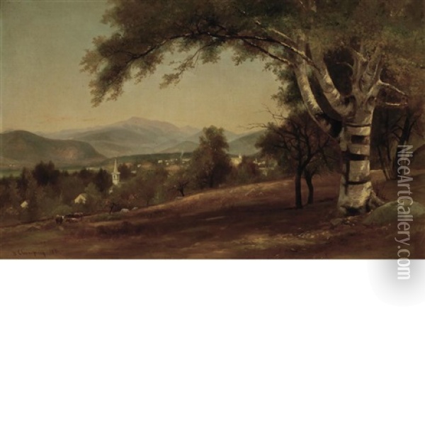 View Near Conway, New Hampshire Oil Painting - Benjamin Champney