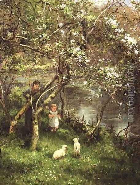 Springtime Oil Painting - James George Bingley