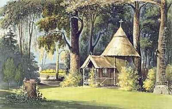 The Hermitage from Ackermanns Repository of Arts Oil Painting - John Gendall