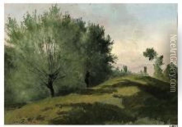 Paesaggio Oil Painting - Carlo Piacenza