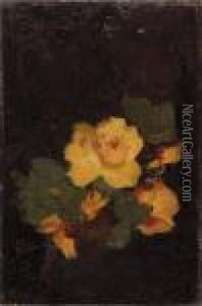 Yellow Roses Oil Painting - James Stuart Park