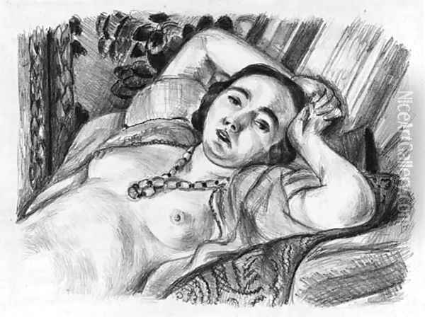 Odalisque au collier Oil Painting - Henri Matisse