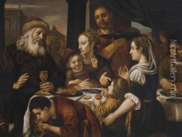 The Marriage Of Ruth And Boaz Oil Painting - Jan Victors