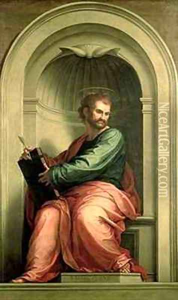 St Mark the Evangelist Oil Painting - Anton Domenico Gabbiani