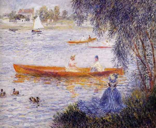 Boating At Argenteuil Oil Painting - Pierre Auguste Renoir