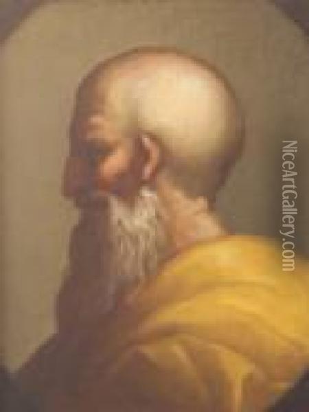Profilo Di Aristotele Oil Painting - Carlo Maratta or Maratti