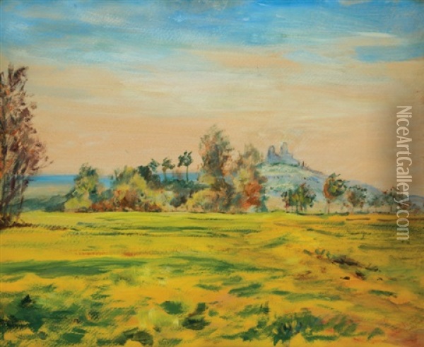 Na Libunskych Loukach K Podzimu Oil Painting - Frantisek Kavan