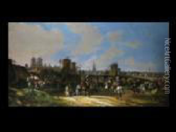Aufbruch In Die Schlacht Oil Painting - Jan Wyck