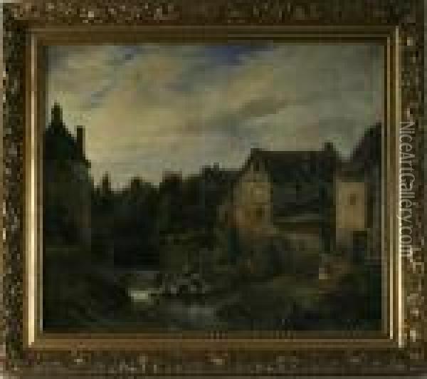 Untitled Oil Painting - Robert Leopold Leprince