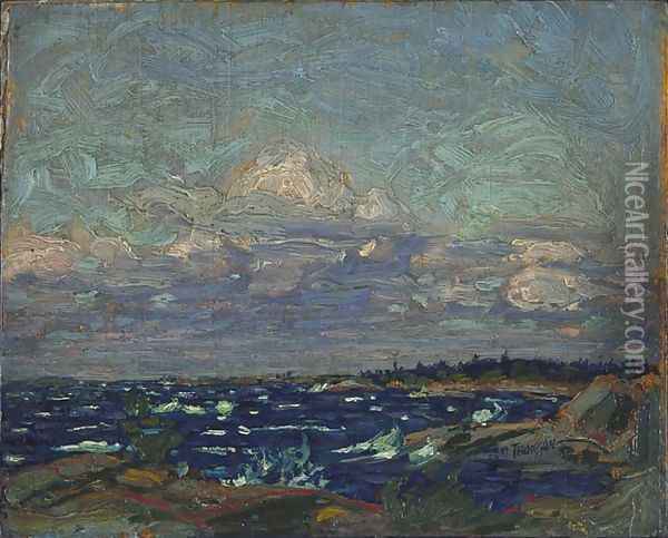Windy Day: Rough Weather in the Islands Oil Painting - Tom Thomson