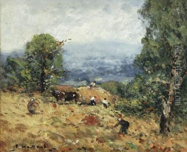 Paysan Labourant Oil Painting - Fernand Maillaud