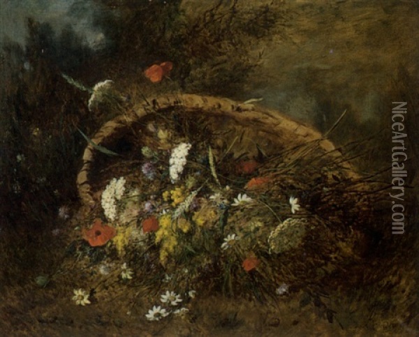 Bouquet De Fleurs Oil Painting - Jean Alexandre Remy Couder