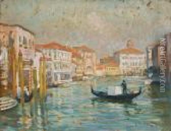 Venice Oil Painting - Emanuel Phillips Fox