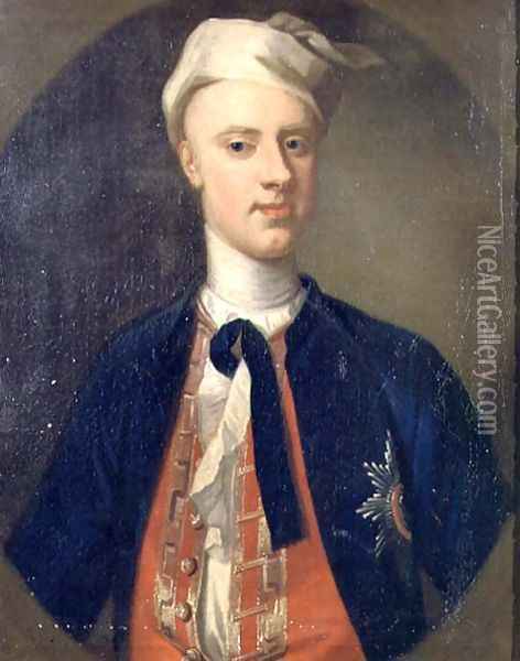 Portrait of Sir Edward Walpole d.1784 Oil Painting - Enoch Seeman