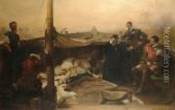 The Last Days Of Sir Philip Sidney Oil Painting - Robert Alexander Hillingford