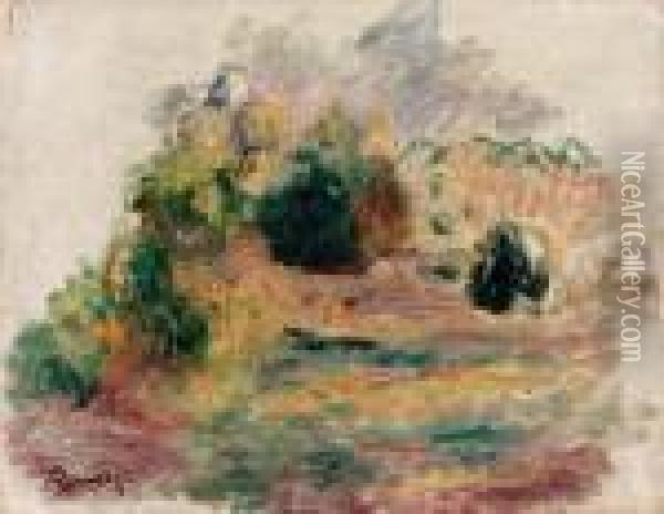 Paesaggio - (1892) Oil Painting - Pierre Auguste Renoir