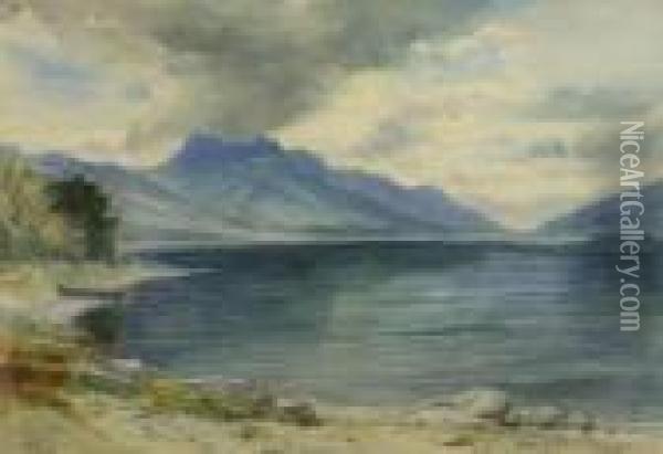 Loch Maree Oil Painting - John MacWhirter