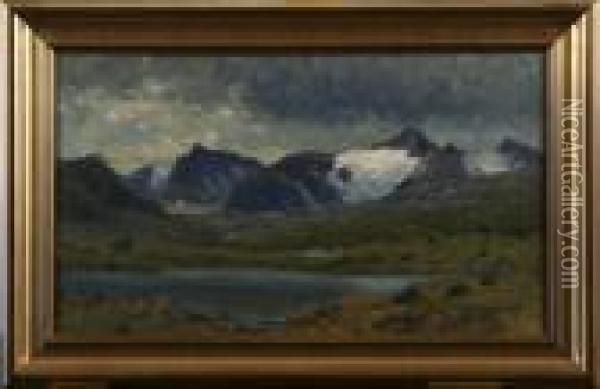 Ryfjallet Oil Painting - Peter Adolf Persson