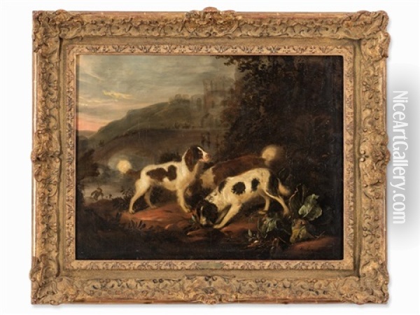 Hunting Piece Oil Painting - Adriaen Cornelisz Beeldemaker