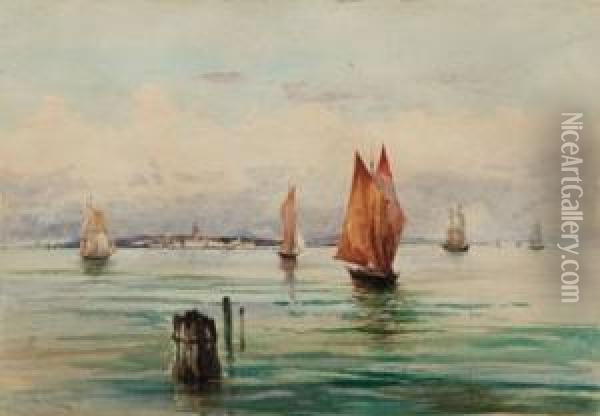 Venezia Oil Painting - Ramon Tusquets y Maignon
