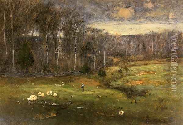 Frosty Morning, Montclair Oil Painting - George Inness