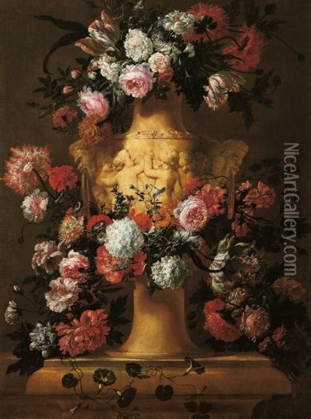 Vaso Di Fiori Oil Painting - Ambrosius the Elder Bosschaert