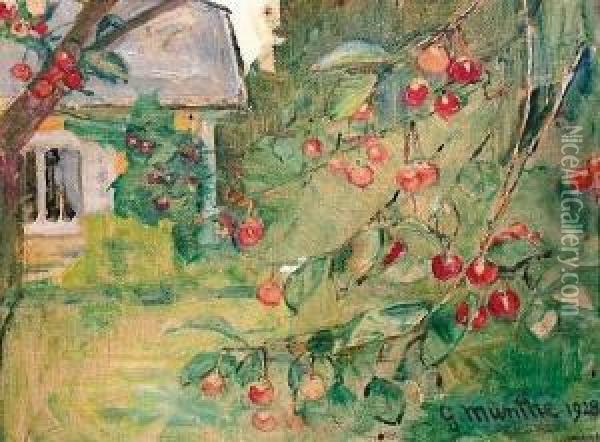 Eplegrener 1928 Oil Painting - Gerhard Peter Frantz Munthe
