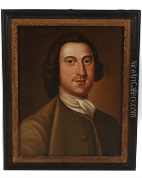 Portrait Of Peter Allen Oil Painting - John Greenwood