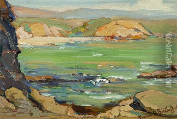 Coastal Oil Painting - Franz Arthur Bischoff