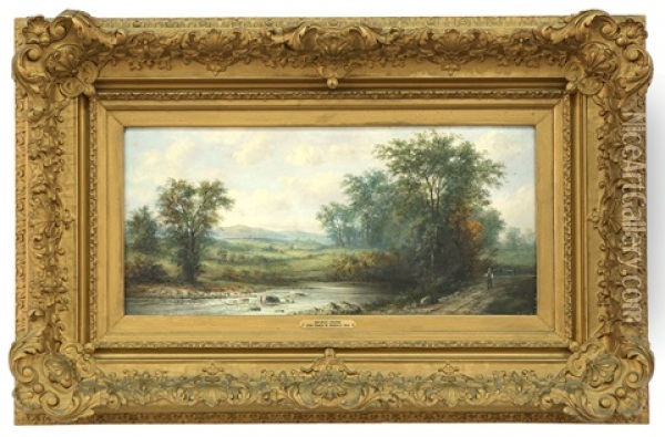 Esopus Creek (catskill Mountains) Oil Painting - Henry Nesbitt Mcevoy