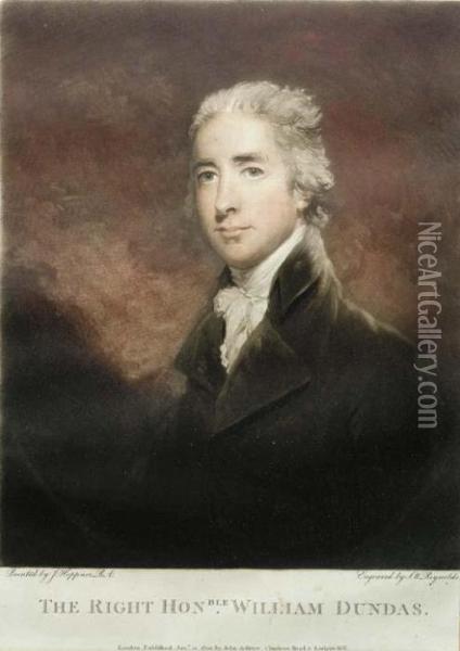 Portrait Of The Right Honarable William Dundas Oil Painting - Samuel William I Reynolds